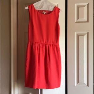 J Crew Dress Neon Coral